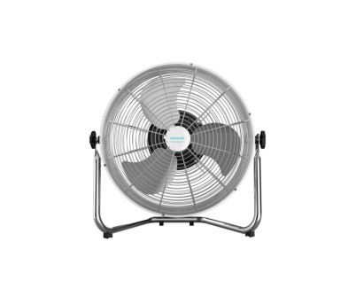 Cecotec EnergySilence 4500 Gyropro Ventilador Industrial de Suelo - 110W - Oscilacion Automatica - Aspas Metalicas de 45cm - Silencioso - 3 Velocidades - Inclinacion Total - Acabado en Acero Cromado
