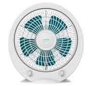 Cecotec EnergySilence 4500 Power Box Ventilador de Suelo con 5 Aspas - 45W - Diametro de 12\" - 3 Velocidades - Temporizador - Rejilla Giratoria Multidireccional - Base Estable - Color Blanco