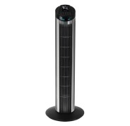 Cecotec EnergySilence 890 Skyline Ventilador de Torre de 30\" de Altura - 50W - Funcionamiento Silencioso - Control Remoto - LCD - 3 Modos de Aire - Temporizador - Oscilante - Color Negro y Gris