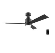 Cecotec EnergySilence Aero 4850 Style Black Ventilador de Techo con 3 Aspas y Luz Integrada - 30W - Diametro de 48\" - LED de 22W - 6 Velocidades - Modo Invierno - Temporizador Regulable - Color Negro