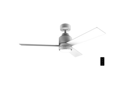 Cecotec EnergySilence Aero 4850 Style White Ventilador de Techo con 3 Aspas y Luz Integrada - 30W - Diametro de 48\" - LED de 22W - 6 Velocidades - Modo Invierno - Modo Natural Breeze - Color Blanco