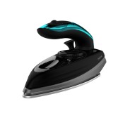 Cecotec Fast and Furious 4000 Travel Plancha de Ropa de Viaje - 1200W - Vapor Continuo 20g/min - Golpe de Vapor 65g/min - Suela Ceramica - Bolsa de Viaje - Ajuste de Temperatura - Color Negro y Azul