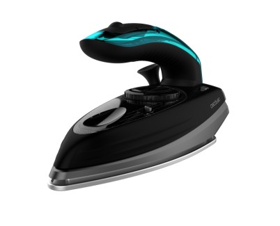 Cecotec Fast and Furious 4000 Travel Plancha de Ropa de Viaje - 1200W - Vapor Continuo 20g/min - Golpe de Vapor 65g/min - Suela Ceramica - Bolsa de Viaje - Ajuste de Temperatura - Color Negro y Azul