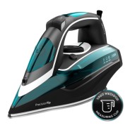 Cecotec Fast and Furious 6050 X-Treme Plancha de Ropa - 3100W - Bomba Automatica - Suela Ultradeslizante - Tactil - Vapor Continuo 75g/min - Golpe de Vapor 285g/min - Autoapagado - Color Negro y Verde