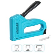 Cecotec FastTacker Clavadora/Grapadora - 3000 Grapas Incluidas - Color Negro y Azul