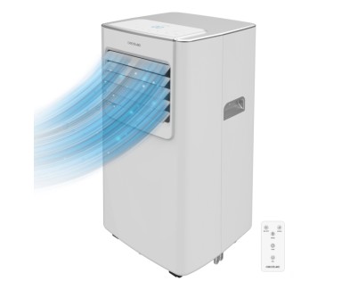 Cecotec ForceClima 7100 Aire Acondicionado Portatil - 780W - 1750 Frigorias - Capacidad 7000 BTU - Silencioso - Mando a Distancia - Cobertura hasta 20m2 - 4 Modos de Uso - Temporizador - Color Blanco