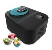 Cecotec Gelacy 1200 Touch Heladera - Potencia de 110W - Capacidad 1.2L - Sistema de Compresor - Preparacion en 30min - Pantalla Tactil - Ventana de Control - Color Negro