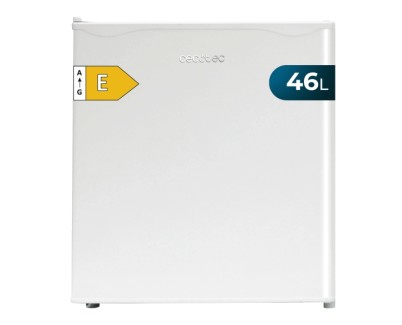 Cecotec GrandCooler 20000 L SilentCompress White E Mini Frigorifico - Capacidad 46L - 48x45x48.7cm - Color Blanco