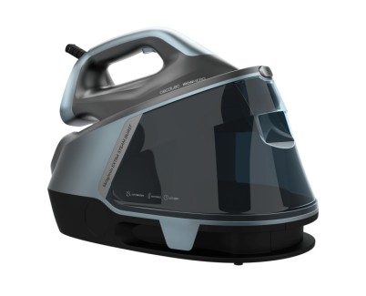 Cecotec H-2400 Station Instant Centro de Planchado - 2800W - Vapor Continuo 150g/min - Golpe de Vapor 550g/min - Suela Ceramica - Sistema Antigoteo - Autoapagado - Color Negro y Gris