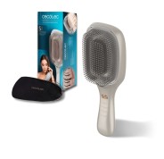 Cecotec HairCare Revitalize Champagne Cepillo Reparador - Microcorrientes EMS - Luz LED - Iones Negativos - Laser de Baja Potencia Lllt - Masaje por Vibracion - Color Blanco
