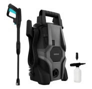 Cecotec HydroBoost 1400 Essential Hidrolimpiadora - 1400W - Presion 105bar - Caudal 426l/h - Botella de Jabon - Bomba de Aluminio - Facil Transporte - Accesorios Surtidos - Color Negro y Azul