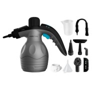 Cecotec HydroSteam 1030 Active Limpiador a Vapor - 1000W - 30g/min de Vapor - Presion 3bar - Deposito de 350ml - Incluye Accesorios - Radio hasta 4m - Color Negro y Gris