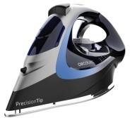 Cecotec IronHero 3200 Force Anodized Plancha de Ropa - Potencia 3200W - Suela Anodizada Ultradeslizante - Golpe de Vapor 270g/min - Temperatura Regulable - Antigoteo - Antical - Color Negro y Gris