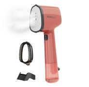 Cecotec IronHero V-1500 Essential Plancha de Vapor Vertical - 1500W - Vapor Continuo 25g/min - Suela Ceramica - Cepillo Quitapelusas - Sistema Autoapagado - 2 Modos - Color Rojo