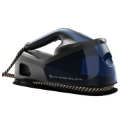 Cecotec IronHero V-2400 Station Centro de Planchado - 2400W - Vapor Continuo 180g/min - Golpe de Vapor 370g/min - Suela Ceramica - Sistema Antical - Pantalla LED - Autoapagado - Color Negro y Gris