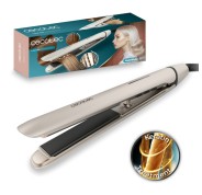 Cecotec Lisse 880 HidraProtect Plancha de Pelo - Cable 360º de 1.6m - Deslizamiento Ultrasuave - Iones Negativos - Placas Flotantes 3D - Temperatura de 160 a 220°C - Color Blanco