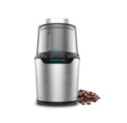 Cecotec Molinillo de Cafe y Especias Titanmill 300 Duoclean Molinillo de Cafe y Especias - 300W - Capacidad 90g - Vaso para Triturar - Cuchillas Recubiertas de Titanio - Color Acero
