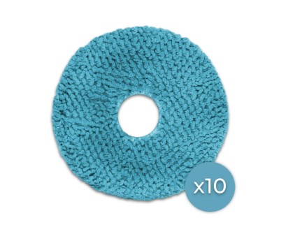 Cecotec Pack de 10 Mopas - Compatible con Conga Windroid 1090 - Color Azul