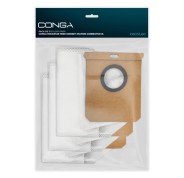 Cecotec Pack de 3 Bolsas para Conga Rockstar 11500 Odyssey Station Connected Ia - Color Blanco