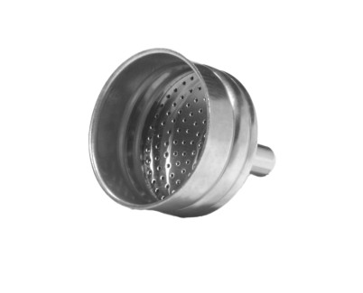 Cecotec Piccolina Embudo para Cafetera Italiana de 4 Tazas - Aluminio Resistente de Alta Calidad - Garantiza Extraccion Uniforme