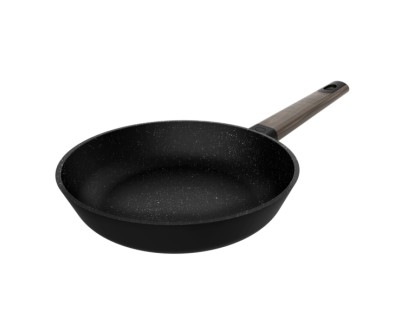 Cecotec Polka Excellence Force Sarten Aluminio Fundido de 20cm - Teflon Antiadherente - Compatible con Induccion - Libre de PFOA - Fondo Indeformable 5mm - Apto para Lavavajillas - Color Negro