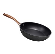 Cecotec Polka Fantasy Golden Sarten de Aluminio Forjado de 28cm - Mango Remachado - Revestimiento Antiadherente - Apta para Horno - Compatible con Induccion - Color Negro