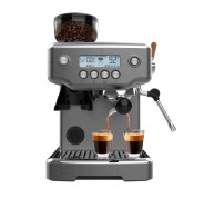 Cecotec Power Espresso 20 Barista Steel and Grind Cafetera Espresso - 2200W - Presion 20Bar - Deposito de 2.1L - Incluye Accesorios - Thermoblock - Vaporizador - Control Pid - Color Acero