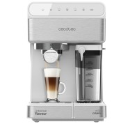 Cecotec Power Instant-ccino 20 Touch Serie Bianca Cafetera Espresso - 1350W - Calientatazas - Presion 20bar - Deposito de 1.4L - Tanque de Leche - Termoblock - Color Blanco
