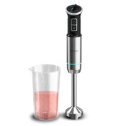 Cecotec Power Neutron 1100MAX Batidora de Mano - 1100W - Cuchillas de Titanio - Campana Antisalpicaduras - Velocidad Ajustable - Acople Rapido y Seguro - Ergonomico - Funcion Turbo - Color Negro