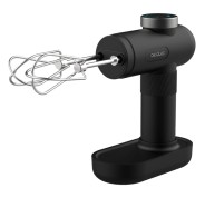 Cecotec PowerTwist Battery Batidora de Varillas Inalambrica - 50W - Bateria 2000mAh - Recargable por USB - 40min de Autonomia - 5 Niveles de Velocidad - Turbo - Motor Dc de Alto Rendimiento - Color Negro