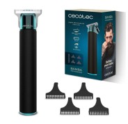 Cecotec PrecisionCare Profiling Cortapelos Inalambrico - Cuchilla de Acero Inoxidable - Incluye 4 Peines Guia - Ergonomico - Autonomia 90min - Kit de Mantenimiento Incluido - Color Negro