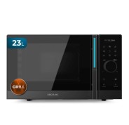 Cecotec ProClean 6120 Microondas - 800W - Capacidad de 23L - Control Tactil Digital - Grill 1000W - 5 Niveles de Potencia - Funcion Descongelar - Temporizador 60min - Color Negro