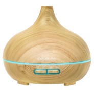 Cecotec Pure Aroma 300 Yang Humidificador Ultrasonico y Difusor de Aromas con Temporizador 10W - Capacidad 300ml - Temporizador hasta 6h - 7 Colores LED - Funcion Aromaterapia - Ultrasilencioso