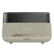 Cecotec PureAroma 1300 Hydra Speaker Humidificador de Aromaterapia con Altavoz Integrado - Capacidad 300ml - Pantalla LED - Bluetooth - 3 Modos - Temporizador - 7 Colores LED - Minimalista - Color Beige