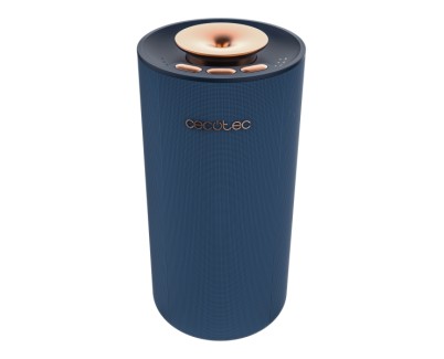 Cecotec PureAroma 3000 Navy Sound Difusor de Aroma con Altavoz - Bluetooth - Capacidad 10ml - sin Necesidad de Agua - Luz LED - Temporizador - Color Azul Marino