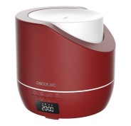 Cecotec PureAroma 500 Smart Garnet Humidificador de Aromaterapia - Capacidad 500ml - Pantalla LED - Temporizador 12h - 3 Modos de Vapor - Funcion Despertador - Cobertura 30m2 - Color Rojo
