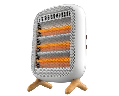 Cecotec ReadyWarm 1200 Infrared Calefactor por Infrarrojos - 1200W - 3 Niveles - Sensor Antivuelco - Asa de Transporte - Color Blanco