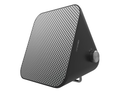 Cecotec ReadyWarm 1500 Max Ceramic Design Calefactor Ceramico de Sobremesa - 1500W - Calienta hasta 15m2 - Termostato Ajustable - Funcionamiento Silencioso - Sistema de Seguridad Triple - Color Negro
