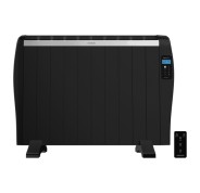 Cecotec ReadyWarm 2100 Thermal Emisor Termico con 10 Elementos - 1500W - Cobertura hasta 20 M² - Pantalla LCD - Mando a Distancia - Programador Semanal - Termostato - Color Negro