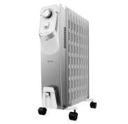 Cecotec ReadyWarm 9000 Space 360 Radiador de Aceite con 9 Modulos de 150x580mm - 2000W - Calienta hasta 22m2 - Tecnologia 360º - 3 Niveles de Potencia - Recogecables - Facil Transporte - Color Blanco