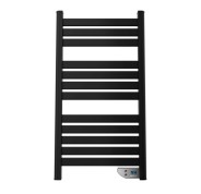 Cecotec ReadyWarm 9090 Toallero Electrico - Potencia de 500W - Pantalla LED - Temporizador 2h - Proteccion IP24 - Calienta 8m2 - Doble Sistema de Seguridad - Kit de Instalacion - Color Negro