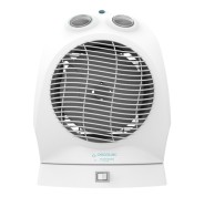 Cecotec ReadyWarm 9890 Force Rotate Calefactor Electrico - 2400W - Oscilacion a 60º - 2 Niveles de Potencia - 3 Modos - Funcionamiento Silencioso - Sistema de Seguridad Triple - Color Blanco