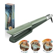 Cecotec RitualCare Air Lisse Blue Plancha de Pelo con Aire - 3 Modos de Uso - Temperatura Ajustable - Tecnologia Ionica - Motor Silencioso sin Escobillas - Filtro Extraible - Color Verde