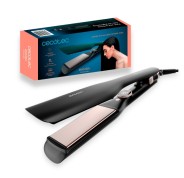 Cecotec Ritualcare Sphere Max Plancha de Pelo XL de 45mm - Pantalla LED - Temperatura Regulable - Revestimiento de Ceramica - Apagado Automatico - Placas Flotantes - Color Negro