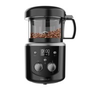 Cecotec Roaster Booster Tostadora de Cafe - Capacidad hasta 150g - Tostado Homogeneo - 1400W - Modo Automatico - Circulacion de Aire - Tiempo Ajustable - 8 Niveles - Alarma de Aviso - Color Negro