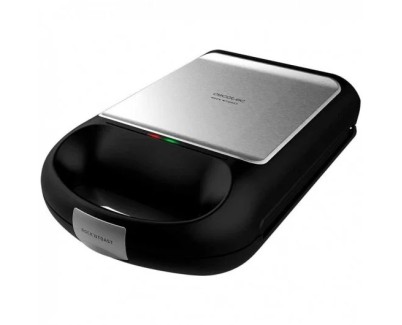 Cecotec RocknToast Family Sandwichera 1500W - Capacidad para 4 Sandwiches - Revestimiento Antiadherente - Rapidez de Calentamiento - Acero Inoxidable