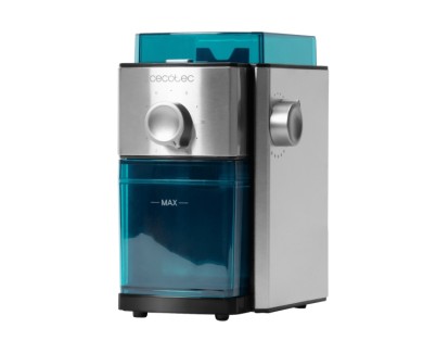 Cecotec SteelMill 2000 Adjust max Molinillo de Cafe Electrico - 150W - Capacidad 250g - Acero Inoxidable - Apto para Lavavajillas - 17 Niveles de Molienda - Color Acero