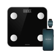 Cecotec Surface Precision Smart Bascula Corporal - Capacidad hasta 180kg - Autoencendido y Autoapagado - Medicion Precisa - Compacto - Ahorro Energetico - Facil de Usar - Color Negro