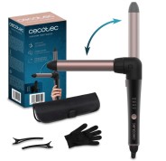 Cecotec SurfCare 3200 TwistWaves Rizador de Pelo de 32mm - Codo de 90 Grados - Temperatura Regulable hasta 200 ºC - Cabezales Incluidos - Revestimiento Ceramico - Color Negro