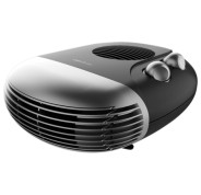 Cecotec Termoventilador ReadyWarm Horizon Calefactor Horizontal - 2000W - 3 Modos - Termostato - Cobertura hasta 20 M² - Funcionamiento Silencioso - Color Negro y Gris
